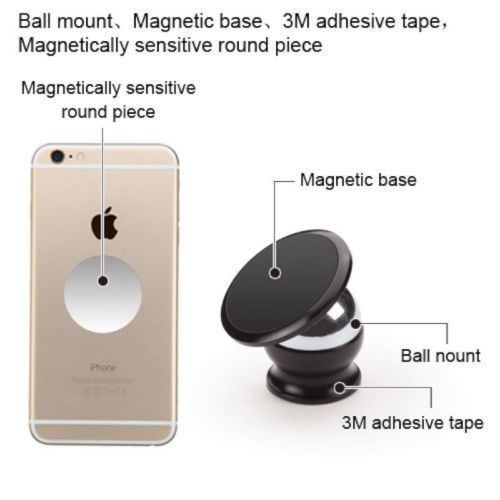 360° Magnetic Dashboard Phone Mount