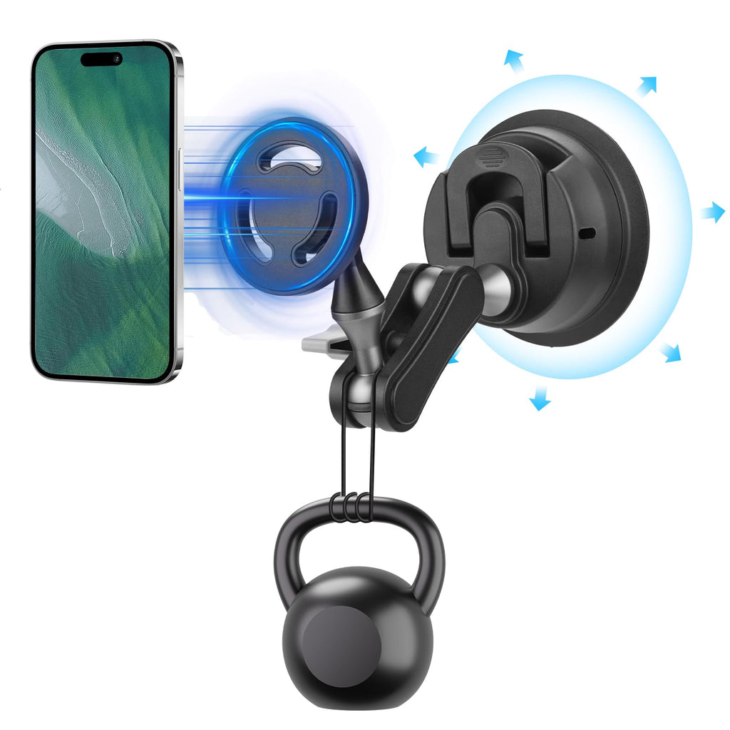 Vacuum Magnetic Phone Mount