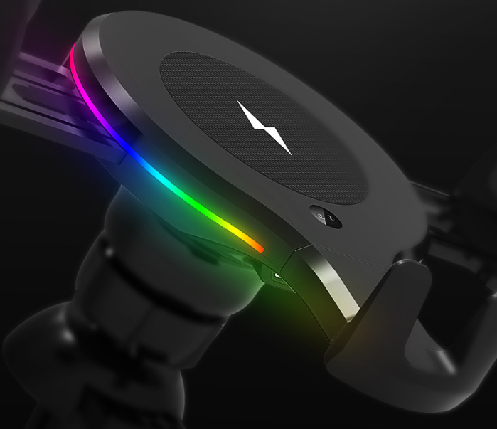 15W Smart Sensor Wireless Car Charger Mount